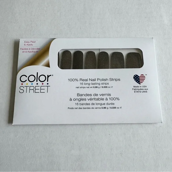 *Retired* Color Street: Hypnotic Hematite | Deep Silver Metallic Gray Winter - Picture 3 of 11